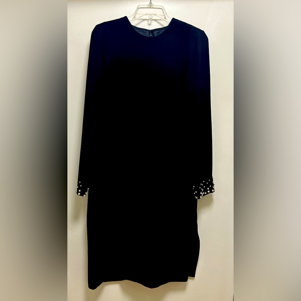 🟢Linda Allard Ellen Tracy Black Dress🟢